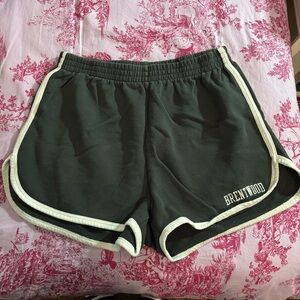 Brandy Melville green lounge shorts